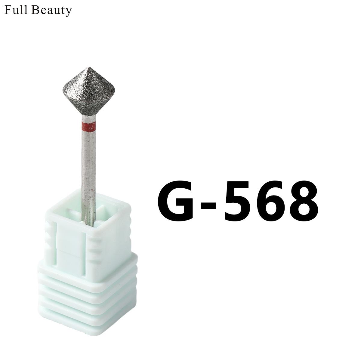 Nail art three-dimensional diamond emery grinding head tungsten steel alloy grinding bit metal drill