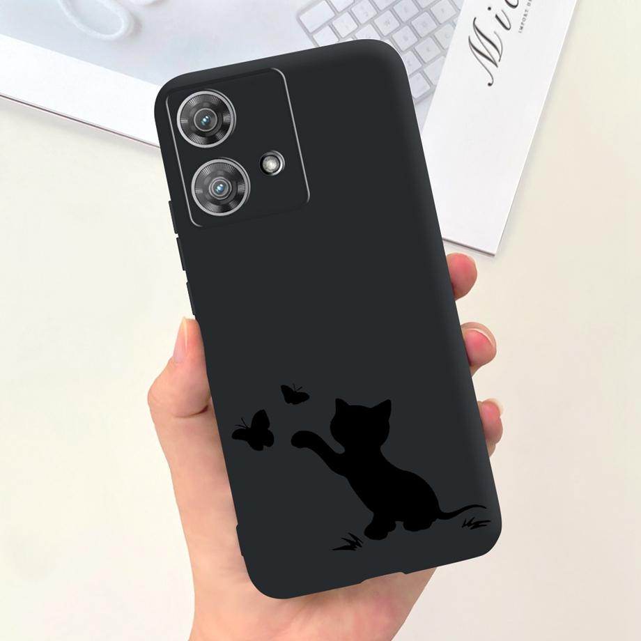 Etui do Motorola Moto Edge 40 Neo 5G Fajny Styl Miękki Silikon Guma Odporne na Uderzenia Pokrowiec na Telefon Wzór Kreskówkowy Fundas Edge40 Neo