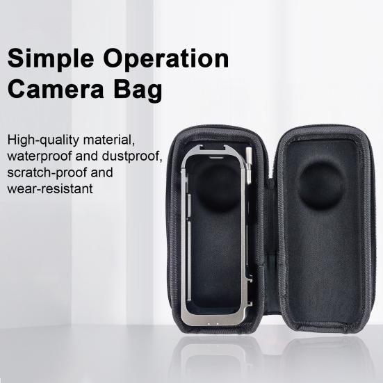Action Camera Storage Bag Shock-Absorbing Lining Anti-Scratch Lens Card Slot Anti-Fall Rabbit
