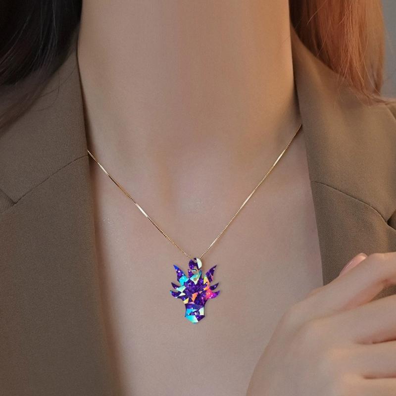 Unique Dragon Mold Holographic Rainbow Light Silicone Mold with Hole Animal Dragon Keychain Pendant Mold Epoxy Casting