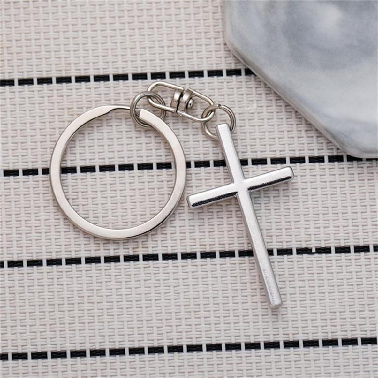 Unique Keychain Christian Faith Keychain Metal Keychain Portable Keychain Accessory Key Pendant Keychain Alloy Texture