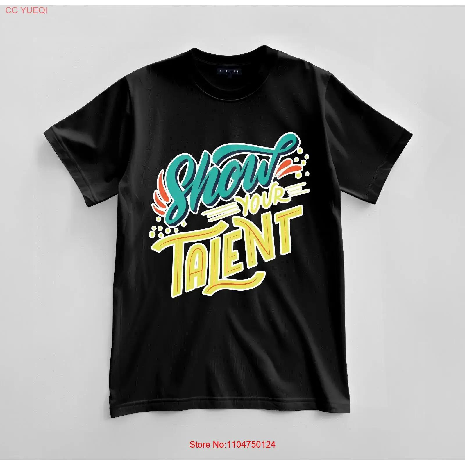 

Custom Show Your Talent T shirt Design Jersey vintage Washed graphic Comfortable Versatile Soft Slightly Top For Everyday Wear S разноцветный
