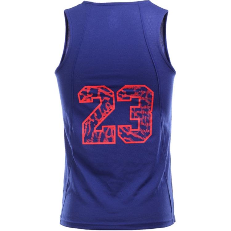 Jordan Logo Print Breathable Casual Round Neck Sleeveless Vest Men Tops Blue 789481-455