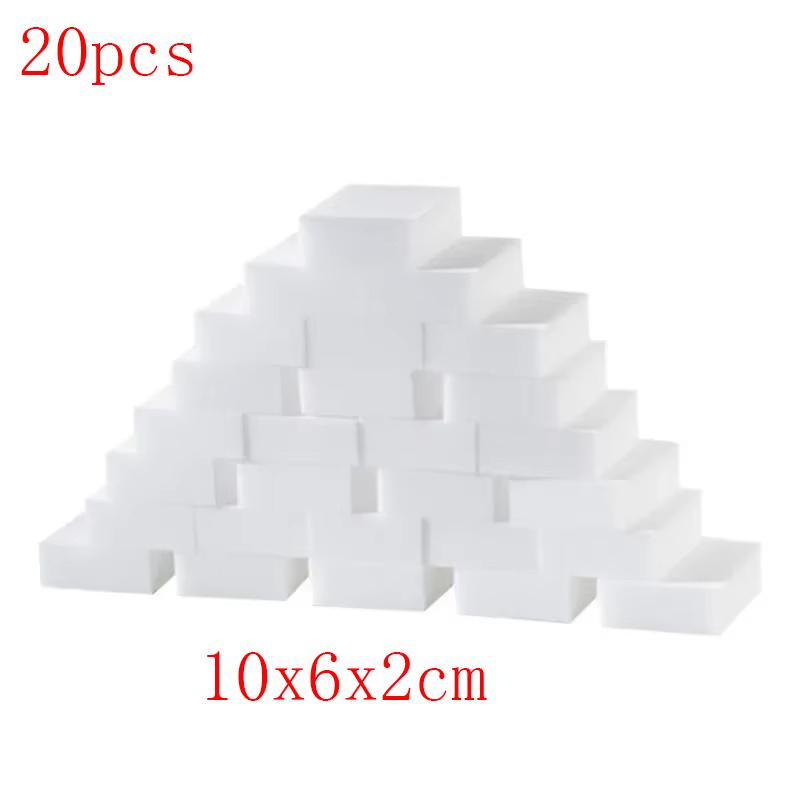 

50 шт. меламиновая губка масштабируемая волшебная губка ластик очиститель для автомобиля кухни офиса прочная меламиновая чистящая губка 10x6x2 см