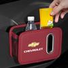 Auto-Taschentücherbox-Halter Leder Auto-Türseite Armlehne Serviettenbox Rücksitz-Tasche Für Chevrolet Spark Captiva Cruze Tracker Epica Z71