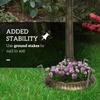 72cm Tall Antique Bird Bath for Garden, Vintage Style Birdbath with Bird Decoration and Flower Planter Base, Bird Bath Bowl for Outdoor, Bronze Tone