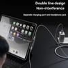 2 in 1 USB Type C Audio Adapter PD 100W 3.5mm Port USB-C Earphone Converter Mobile Phone Tablet for Xiaomi Huawei Realme iPhone 16 15 Pro max