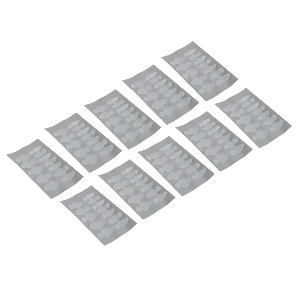 120PCS Dual Nail Form Reusable Dual Mold French Nail Tips Forms Guide Extension Manicure
