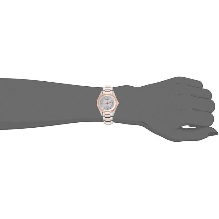 Citizen Exceed ES1044-78A Women's Eco-Drive Radio Watch - Silver Dial