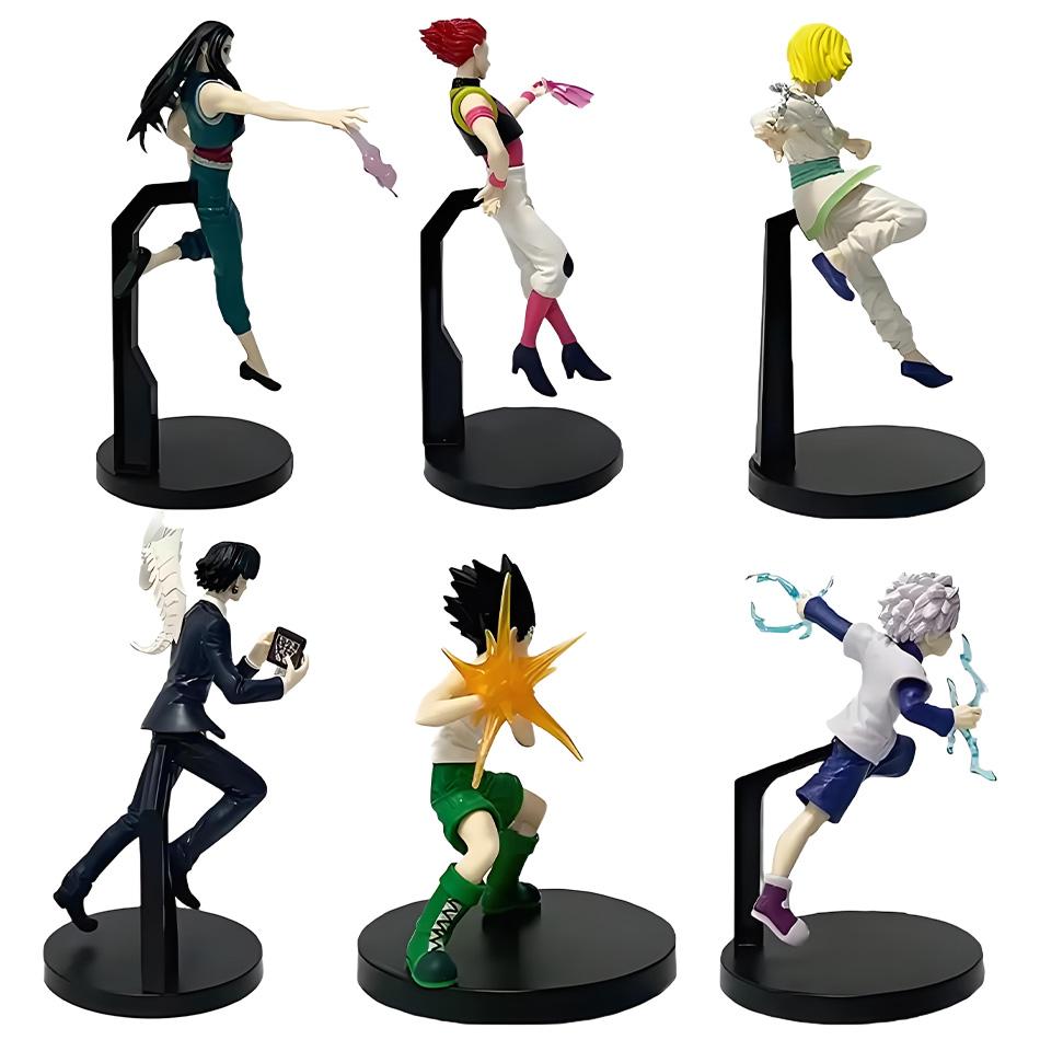 Figura de Anime Hunter×Hunter de 14 cm, Troupe Fantasma Hisoka, Figura de Acción, Tapón para Fideos, Decoración de Habitación, Tapón para Fideos, Modelo de PVC, Juguetes