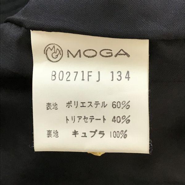 90s-00s MOGA Short Coat Women’s M Black Patterned Lined(USED)