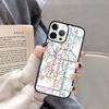London Underground Tube Map Phone Case Cover for iPhone 17 Air 16 16e 15 13 14 11 12 Pro Max Plus coque fundas Shell