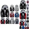 Thick Warm Mens Fleece Fur Lined Hoodie Zip Up Winter Coat Jacket Top Sweatshirt