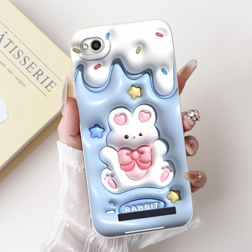 Cute Cartoon Cover For Xiaomi Redmi 4A Phone Case For Xiaomi Redmi 4A 5A 6A Redmi4A Redmi5A ShockProof Back Cover Funda