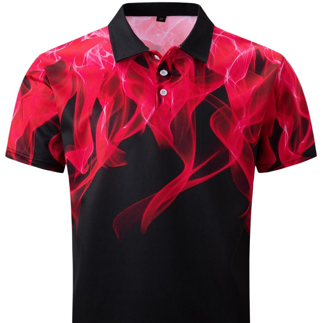 Новые мужские повседневные рубашки-поло с лацканами на пуговицах — фото 5