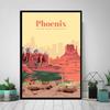 Vintage Retro Travel City Map Canvas Wall Art  Berlin Singapore Hong Kong  Classic Posters for Home Living Room Decor