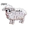 Decorative Brooches Sheep Shape Brooch Pin, Alloy Animal Lapel Pin for Men Women, Hats Bags Scarves Clothes Accessory