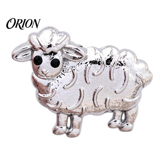 Decorative Brooches Sheep Shape Brooch Pin, Alloy Animal Lapel Pin for Men Women, Hats Bags Scarves Clothes Accessory