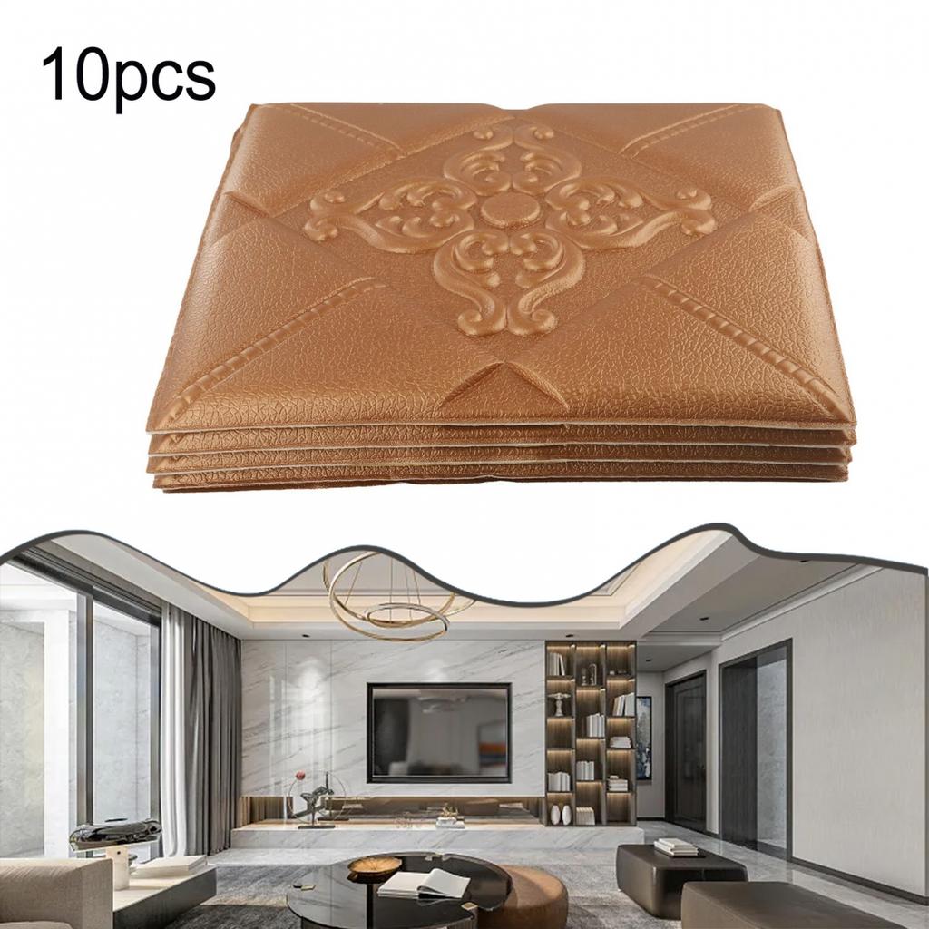 Waterproof 3D Tile Brick Wall Sticker for Bathroom and Kitchen Decor