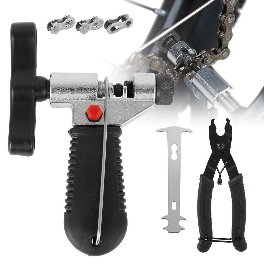 Bicycle Link Chain Pliers with Chain Hook & Cutter Bike Chain Remover Bicycle Missing Links Repair Tool Fits Road/Mountain Bike