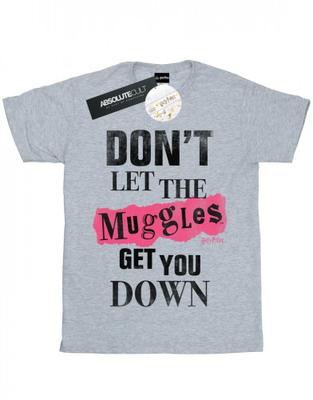 Womens/Ladies Muggles Clippings Cotton Boyfriend T-Shirt
