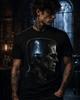Frankenstein Monster Gothic Laboratory Graphic Tee, Dark Sci Fi Horror Shirt