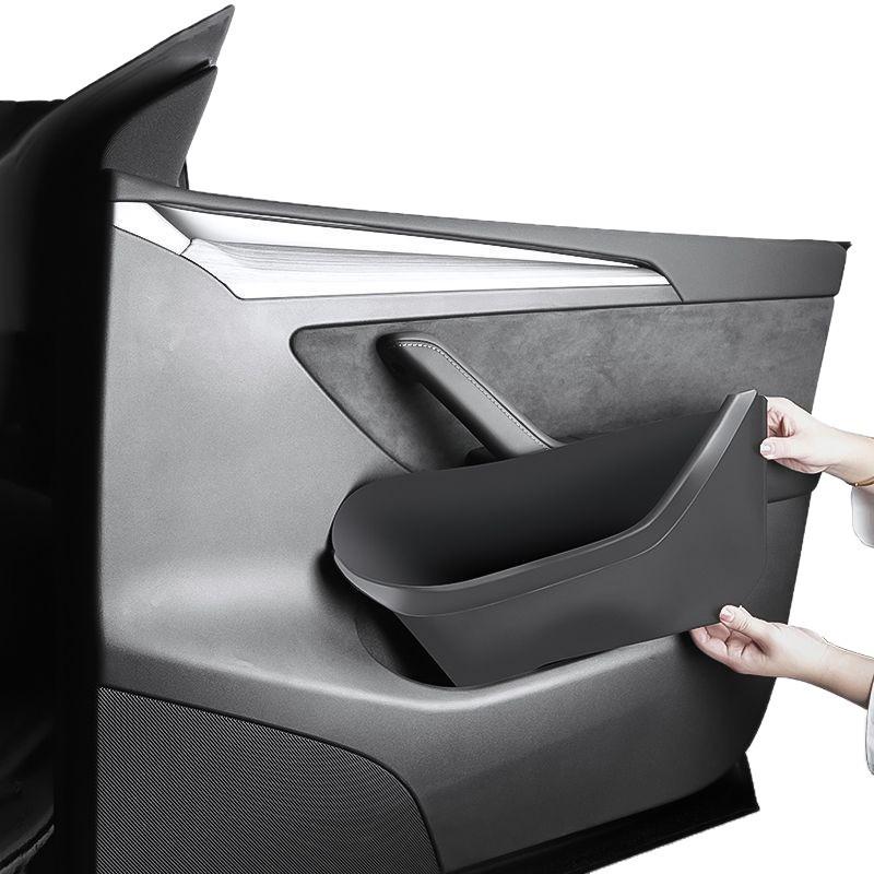 Tesla Model 3/Y Refreshed Door Slot Storage Mat and Box Accessory
