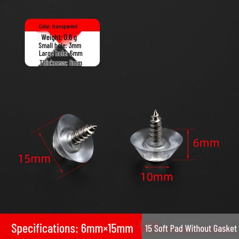 Transparent Non-slip Silicone Rubber Feet Pads for Furniture