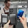 Cowhide Leather Phone Case for Samsung Galaxy S26 Ultra S25 Edge S24 Plus S23 FE S22 S21 S20 Note20 Detachable Magnetic Card Bag
