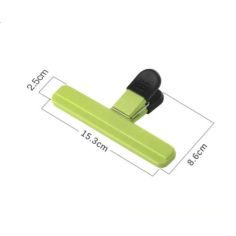 Portable Bag Clips Kitchen Storage Food Snack Seal Sealing Bag Clips Sealer Clamp Plastic Tool Kitchen Organization Accessories