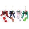 Retro Christmas Bells Pendant Pine Berries Christmas Tree Ornament  Wedding Party Supplies