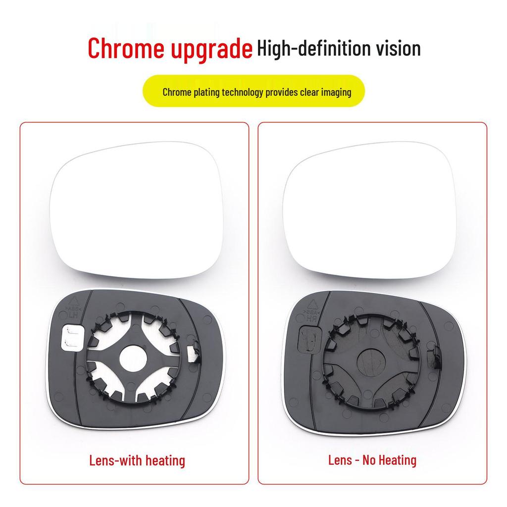 Wuling Bingo Rearview Mirror Accessories 23-25: Backup Camera Shell, Reflective Mirror Frame, Lower Shell with Turn Signal