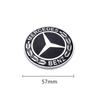 Auto Metall Flaches Motorhauben Emblem Front Plakette Logo Aufkleber Für Mercedes Benz W212 W213 W205 W177 W247 W176 CLS CLA CLK CLG GLS