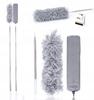 Dusting Brush, Long Telescopic Brush, 250 Cm, 2 Replaceable Tips