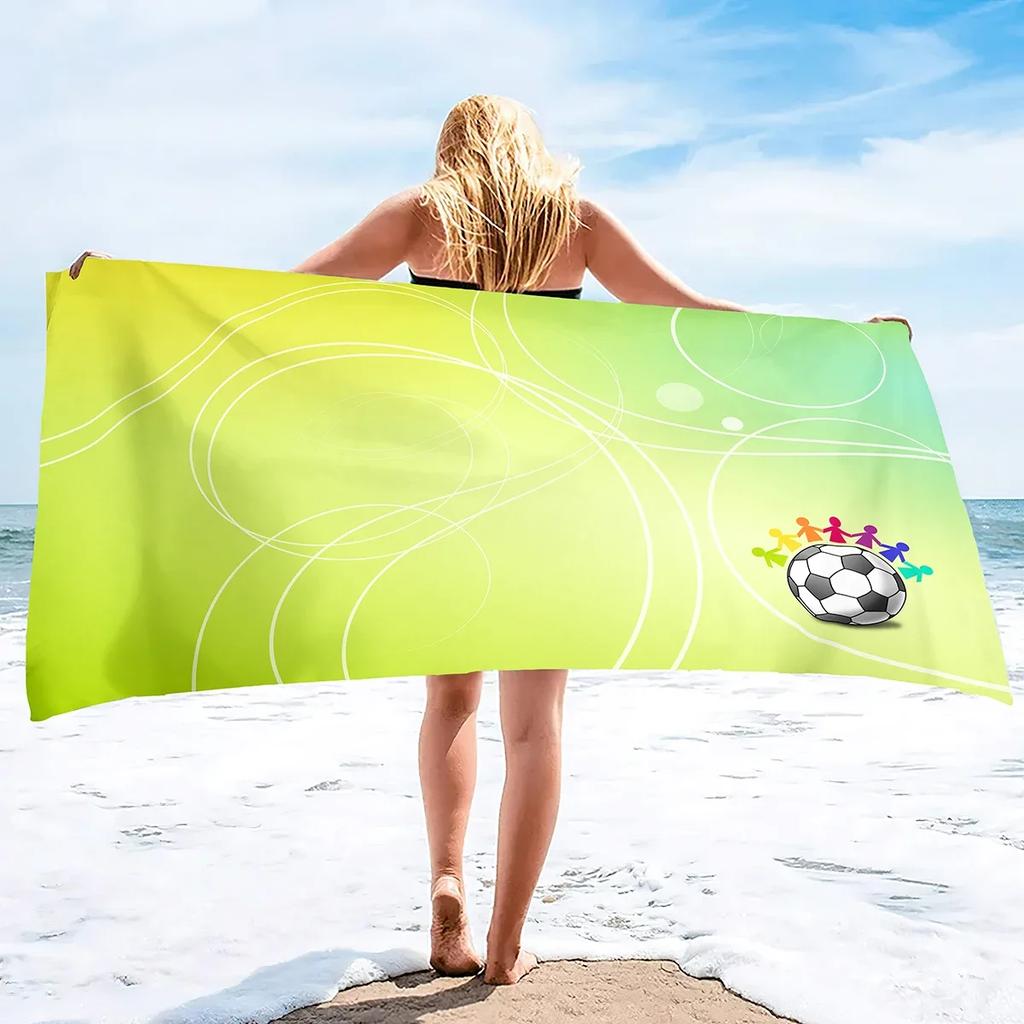 Large Beach Towel for Adults Quick Dry Beach Towel Comfortable Soft Towels Summer Swim Towel for Bathroom Spa Gym Yoga Beach