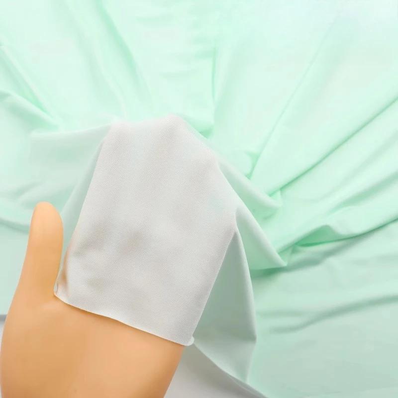 100x175cm Stretch Elasticity Ice Silk Fabric Four Sided Sun Protection Clothing Sleepwear Dresses Handmade DIY Clothing Fabric