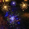 Waterproof Solar LED Firework Light Dimmable Lawn Lamp Multifunctional Fairy Lights  Christmas