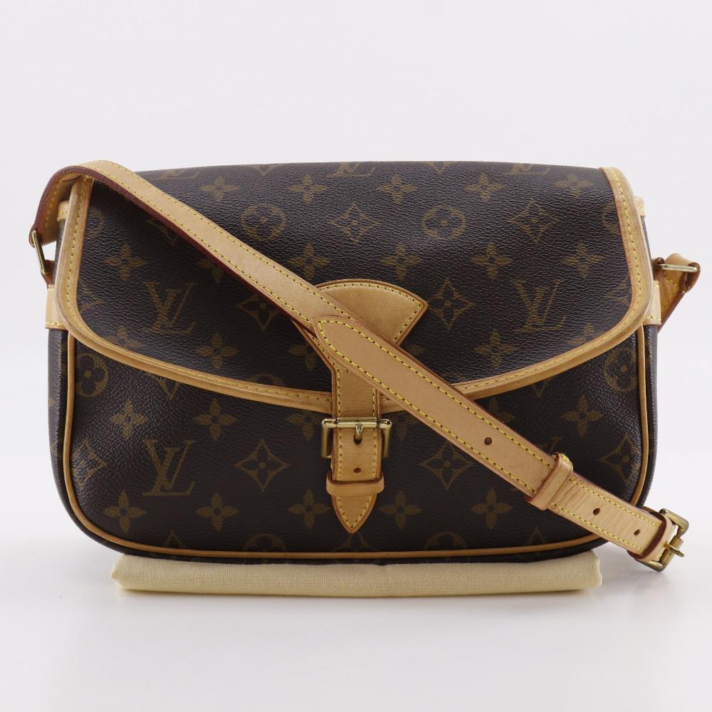 LOUIS VUITTON Sologne Shoulder Bag M42250 Brown Monogram canvas Women Used