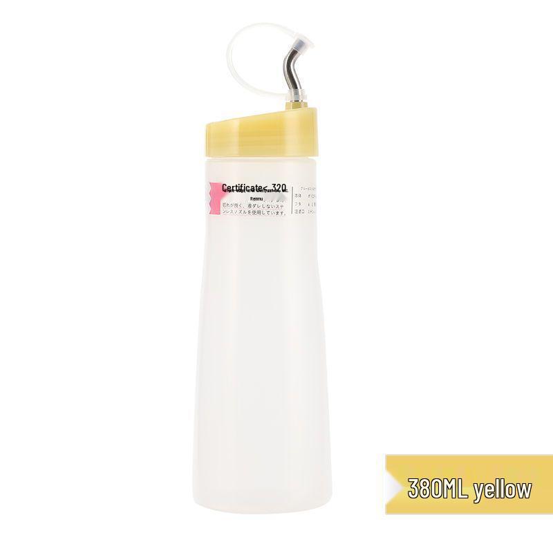 Japanese Style Squeeze Bottle Set - Plastic Vinegar, Oil, Sauce Dispenser with Pointed Nozzle for Commercial and Household Use.