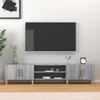 Vidaxl Szafka Pod Tv, Szary Dąb Sonoma, 180X31,5X40 Cm