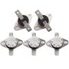 5 Pcs KSD301 Thermal Control Switch 250V 10A Normally Closed NC Thermostat Temperature Switch