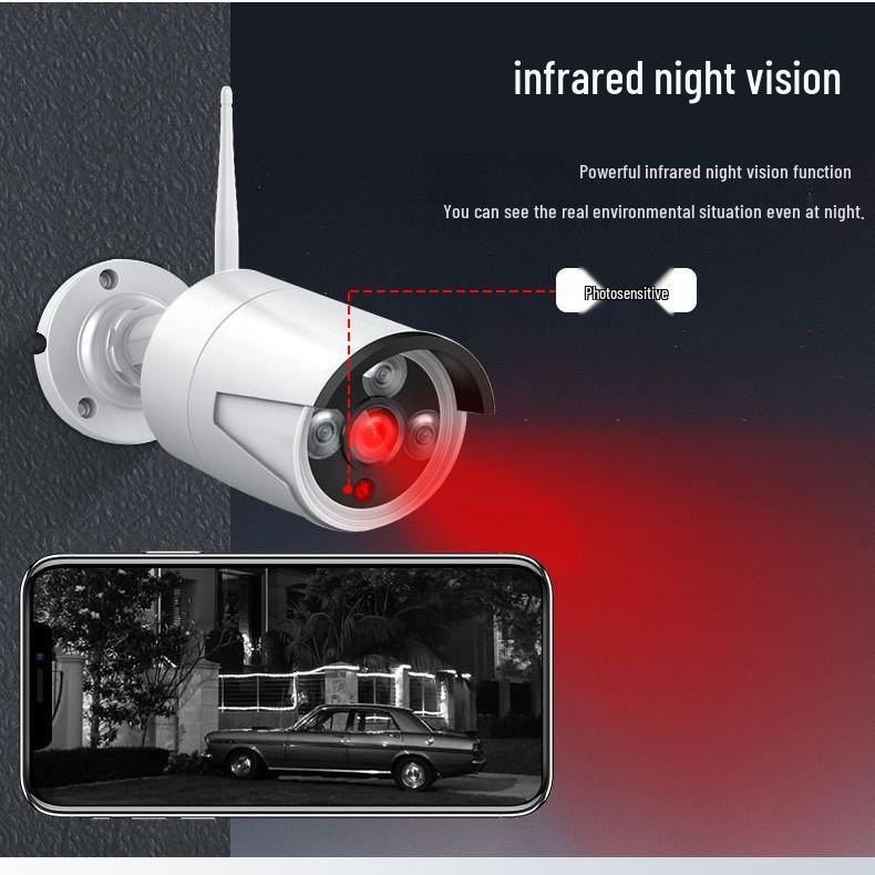 Jiuan Yishi Wireless HD Waterproof Surveillance Kit - 4/8/16 Channels