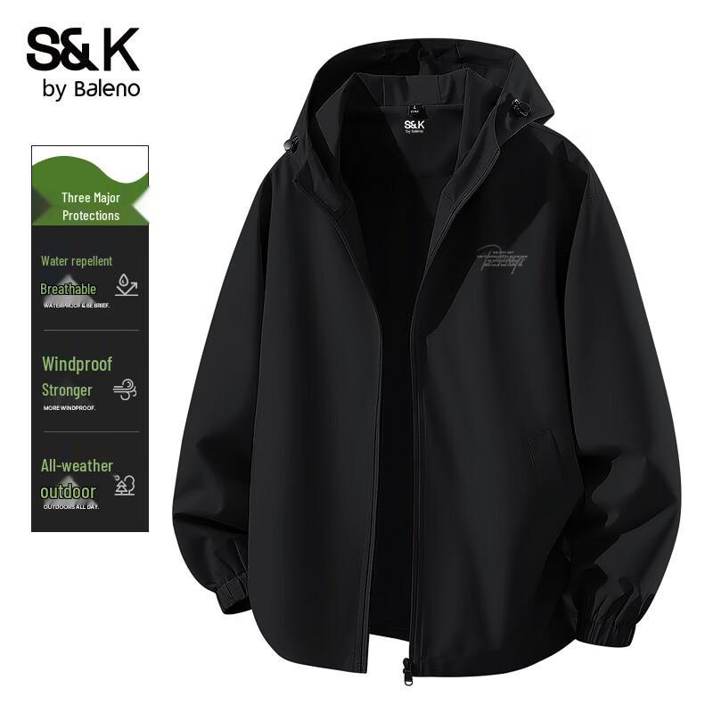 Baleno Men's S&K Series Waterproof Outdoor Hooded Jacket