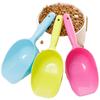 Hot Sale Plastic Dog Cat Food Spoon Shovel 1 Colors Convenient Feeder Plastic Pet Feed Scoop