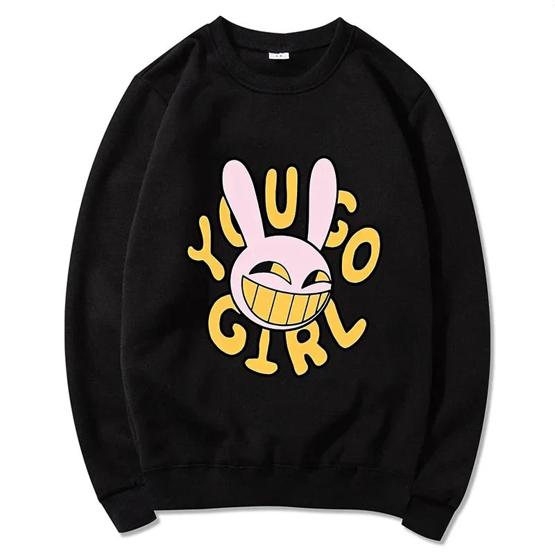 The Amazing Digital Circus Jax Hoodies Mode Frauen Harajuku Lustige Kawaii Hoodies Unisex Casual Vintage Pullover Sweatshirts