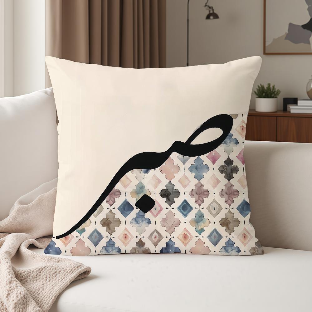 

Arabic Sabr Pillow Case Suitable For Bedrooms Living Rooms Cars Home Decoration 12x12Inch