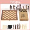 High-quality Wooden Folding Chess Set Perfect For Strategy Lovers With Multiple Board Sizes Available
