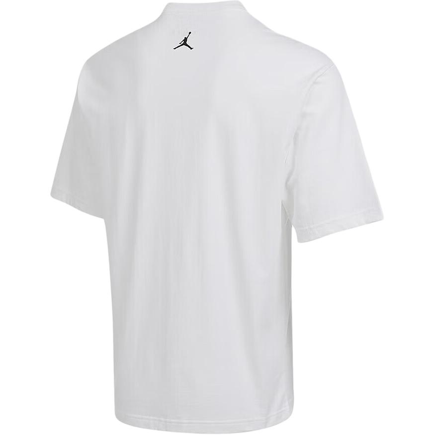 Jordan Bequemes Rundhals-Strick-Kurzarm-T-Shirt Herren-Oberteile IF0787-100