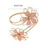 Floral Flower Bracelet Enamel Glaze Armband Fairy Open Arm Bangle  Party