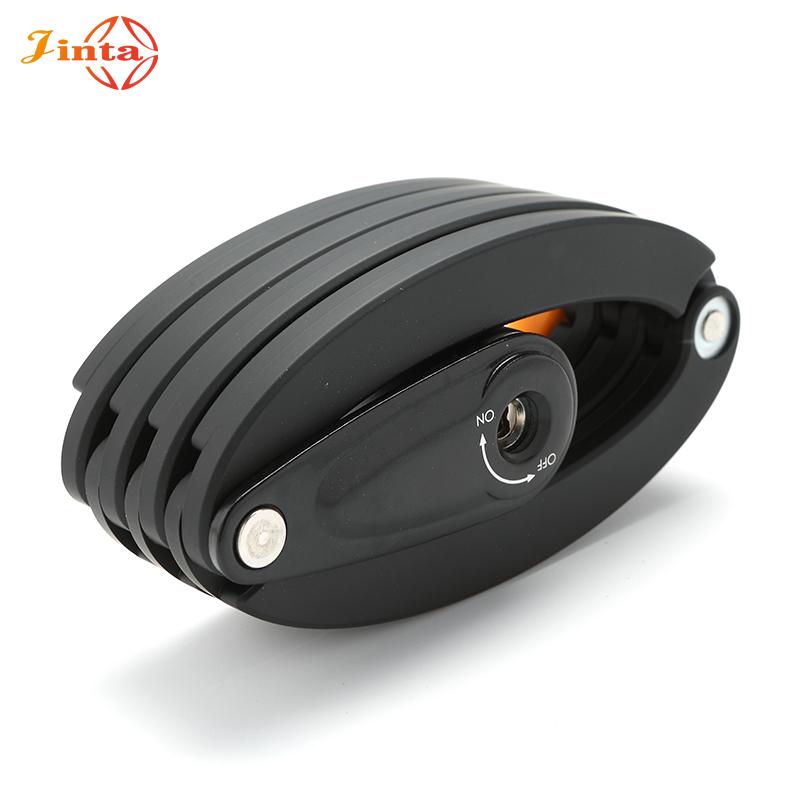 Jinta High Security 850mm OEM Folding Lock Key Portable Motorcycle E-Scooter Bike Bicycle Accessories Foldable Lock Folding Lock чёрный